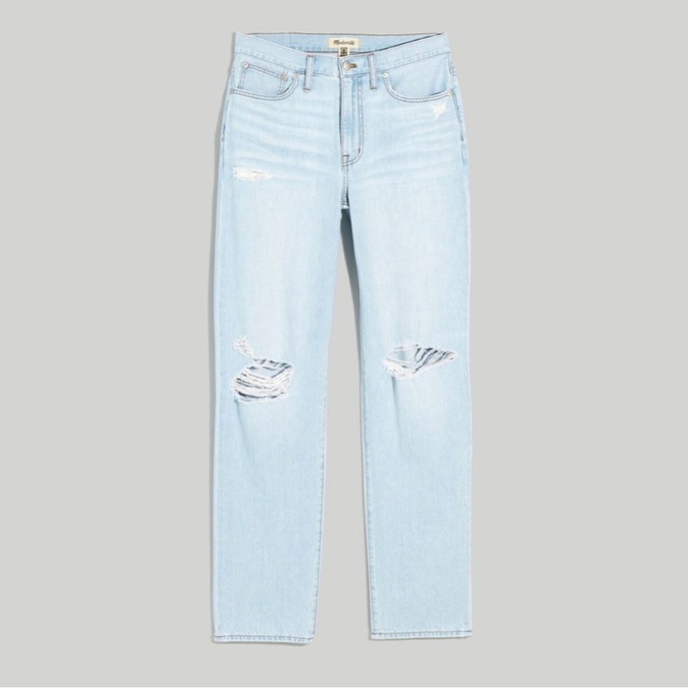 Madewell Light Blue ‘The Slouchy BoyJean’ Boyfriend Jeans - Picture 3 of 8